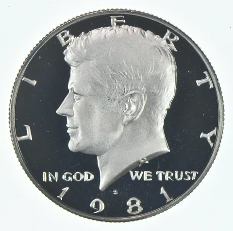 1981-S Kennedy Half Dollar CLAD Proof