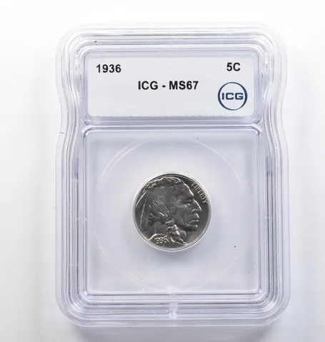 1936 Indian Head Buffalo Nickel MS67 ICG *5776