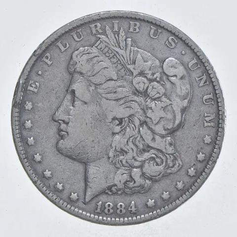 Early - 1884-O Morgan Silver Dollar - 90% US Coin *016