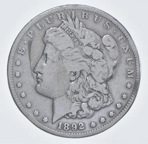 1892-CC Morgan Silver Dollar *1055