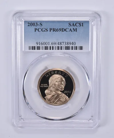 2003-S Sacagawea $1 PR69 DCAM PCGS Blue Label