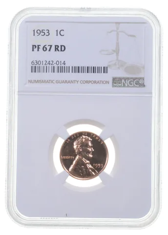 1953 Lincoln Wheat Cent PF67 NGC PR Proof