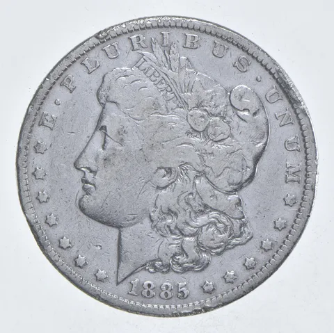 Early - 1885 Morgan Silver Dollar - 90% US Coin *006