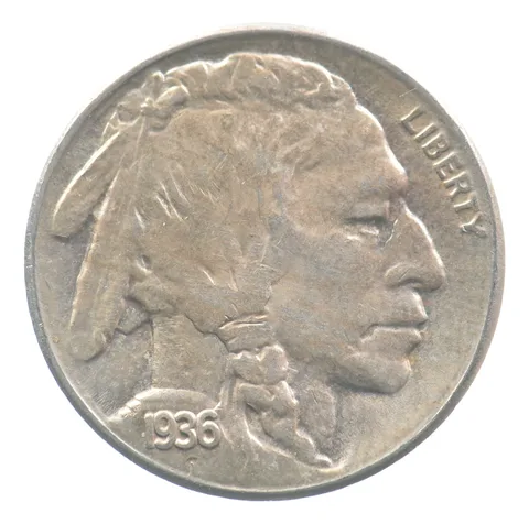1936-S Indian Head Buffalo Nickel *9369