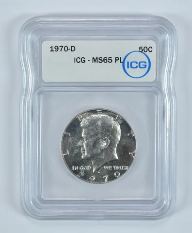 1970-D Kennedy Half Dollar MS65 PL ICG *9147