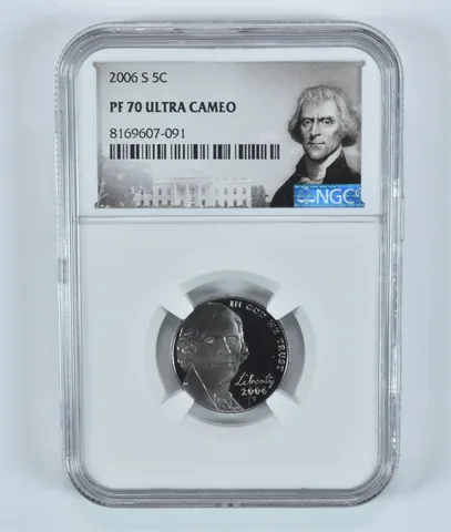 2006-S Jefferson Nickel PF70 UCAM NGC Special Label