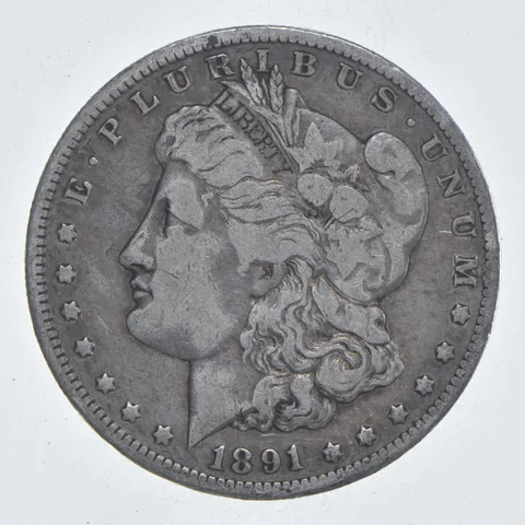 Early - 1891-O Morgan Silver Dollar - 90% US Coin *097