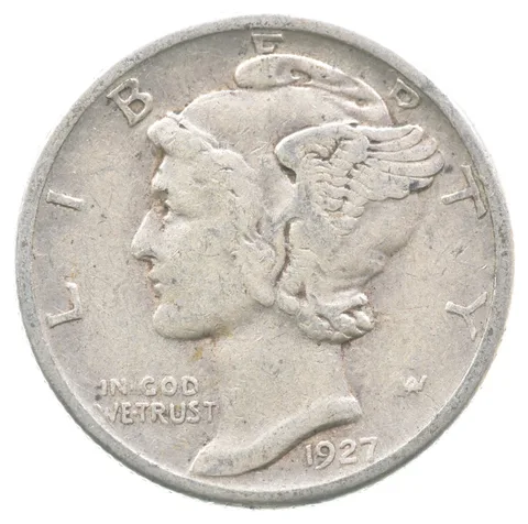 1927-D Mercury Dime a0912