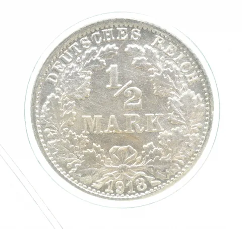 1918 F Germany Half Mark a0167