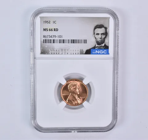 1952 Lincoln Wheat Cent MS66 RD NGC Special Label