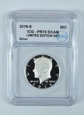 2016-S Kennedy Half Dollar Silver Limited Edition Set PR70 DCAM ICG