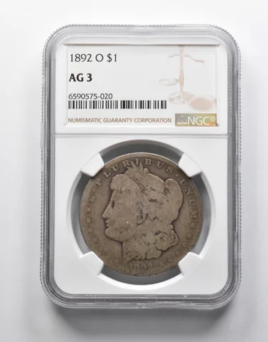 AG3 1892-O Morgan Silver Dollar NGC Lowball Low Ball Pocket Piece *9123