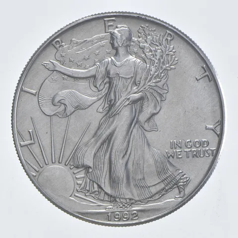 Better Date 1992 American Silver Eagle 1 Troy Oz .999 Fine Silver *206