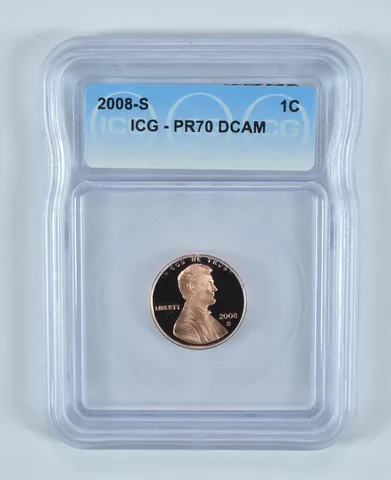 2008-S Lincoln Memorial Cent PR70 DCAM ICG