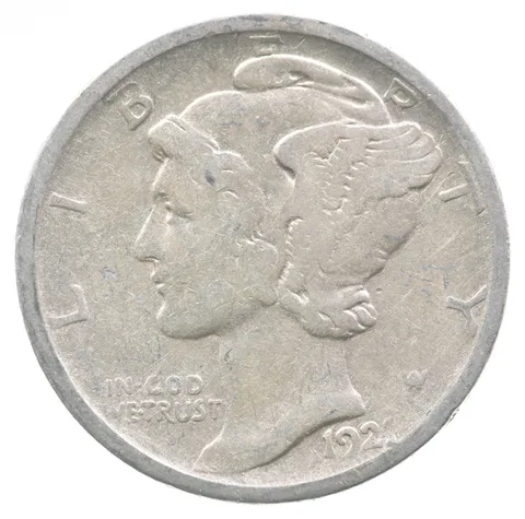 1921-D Mercury Dime *0906