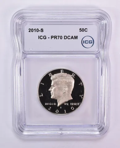 2010-S Kennedy Half Dollar PR70 DCAM ICG