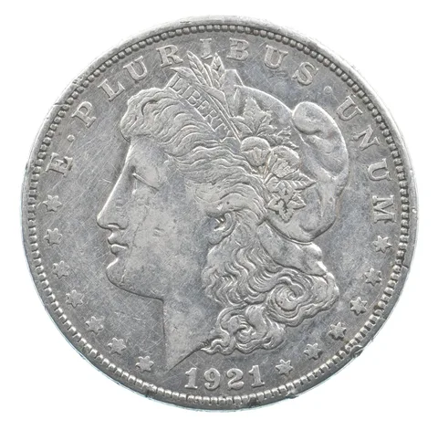 Early - 1921-S Morgan Silver Dollar - 90% US Coin *937
