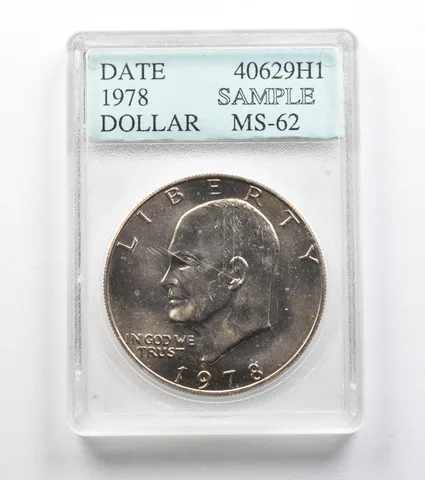 1978 Eisenhower $1 Sample Uncirculated *9580