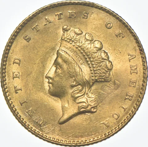 1855 $1 Indian Princess Head Gold Dollar *7788