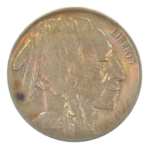 1929-S Indian Head Buffalo Nickel Beautiful Tone *4754
