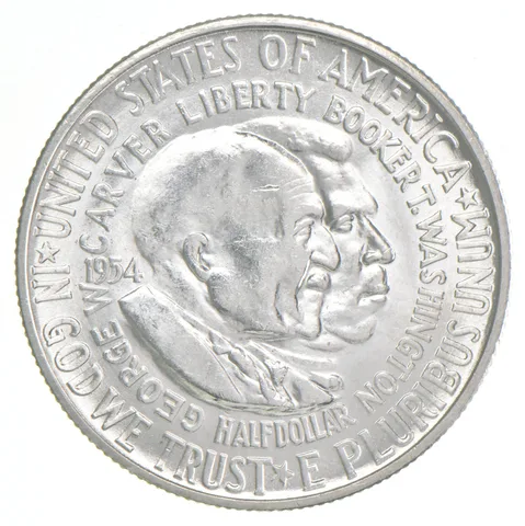 BU 1954-S Carver Washington Commemorative Silver Half Dollar