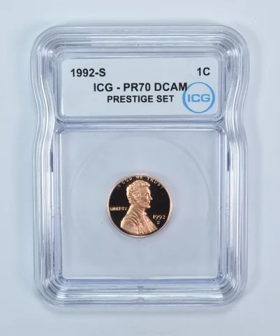 1992-S Lincoln Memorial Cent Prestige Set PR70 DCAM ICG