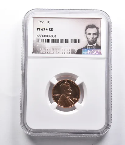 PF67* STAR RD 1956 Lincoln Wheat Cent NGC a4030