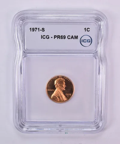 1971-S Lincoln Memorial Cent PR69 CAM ICG