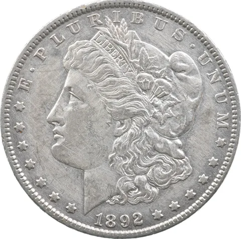 1892-O Morgan Silver Dollar a7365