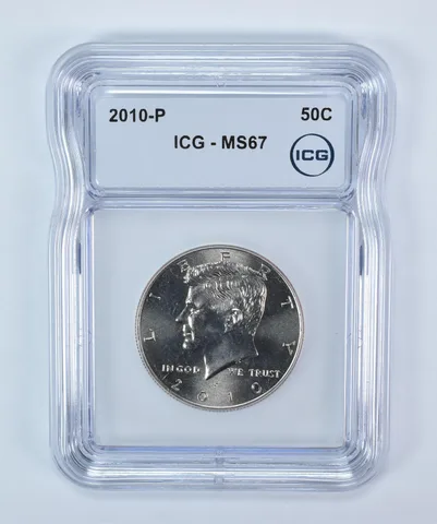 2010-P Kennedy Half Dollar MS67 ICG
