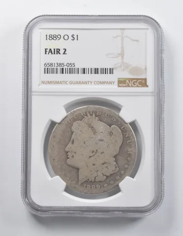 FAIR 2 1889-O Morgan Silver Dollar NGC a6900