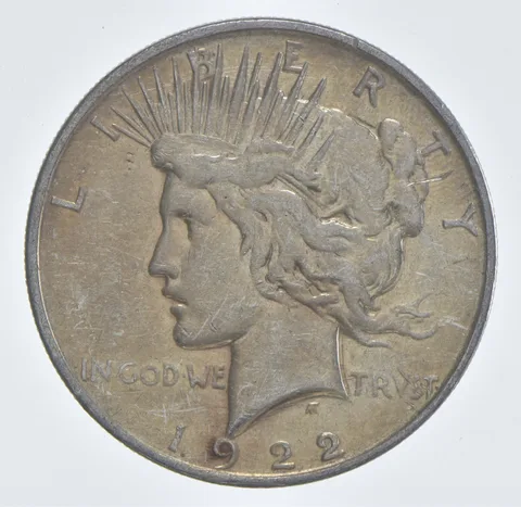 Better - 1922-D Peace Silver Dollar - 90% US Coin *639