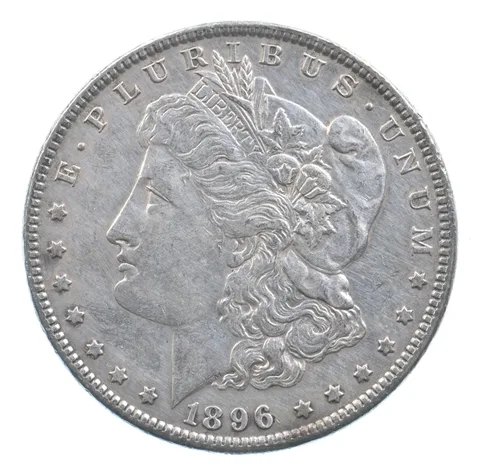 Better 1896 Morgan Silver Dollar - 90% US Coin - Nice Coin *430
