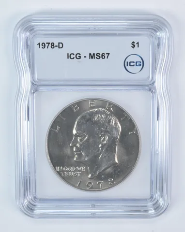 1978-D Eisenhower $1 MS67 ICG