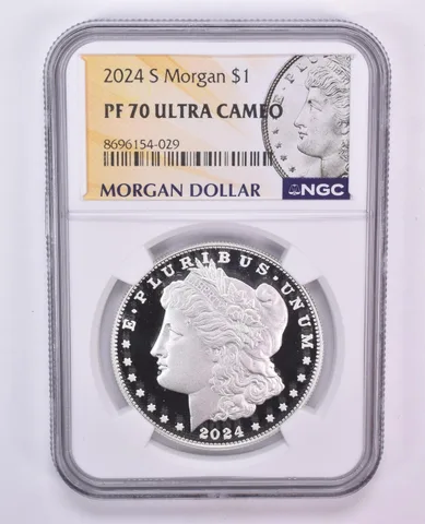 2024-S Morgan Silver Dollar PF70 UCAM NGC Special Label