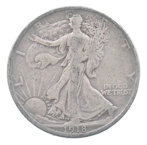 1918-D Walking Liberty Half Dollar *2585
