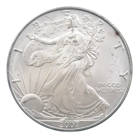 Better Date 2007 American Silver Eagle 1 Troy Oz .999 Fine Silver *606