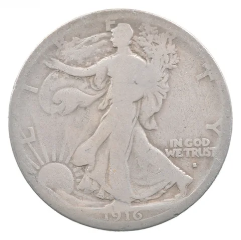 1916-S Walking Liberty Half Dollar *6680