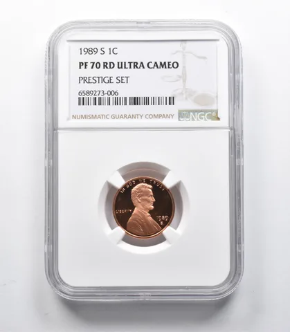 PF70 RD UCAM 1989-S Lincoln Memorial Cent Prestige Set NGC - Rare Pedigree *9369
