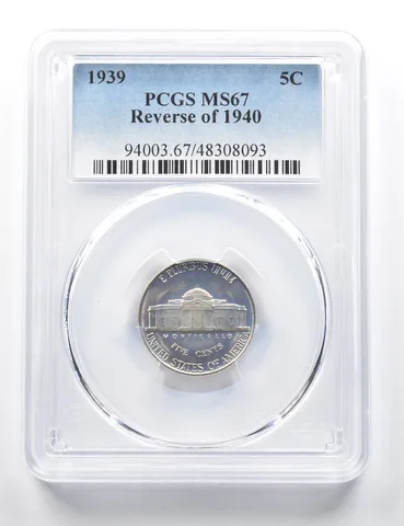 1939 Rev Of 1940 Jefferson Nickel MS67 PCGS PQ PL Look *8766