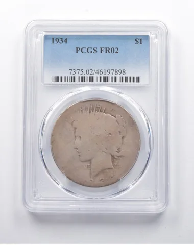 FR02 1934 Peace Silver Dollar PCGS *8144