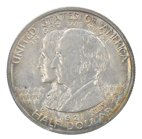 1921 Alabama Commemorative Half Dollar Beautiful Tone *9562