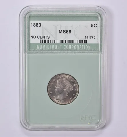 1883 Liberty Head Nickel No Cents *0537