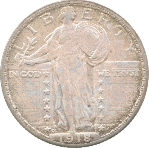 1918-D Standing Liberty Quarter a1904