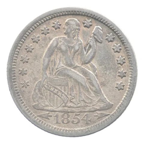 1854 Seated Liberty Dime Arrows *9336