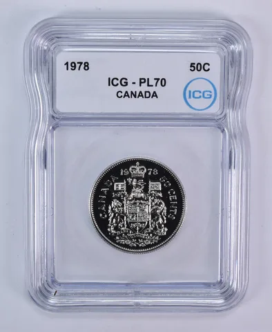 1978 Canada 50 Cents PL70 ICG