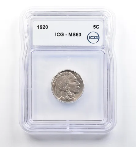 1920 Indian Head Buffalo Nickel MS63 ICG *9970