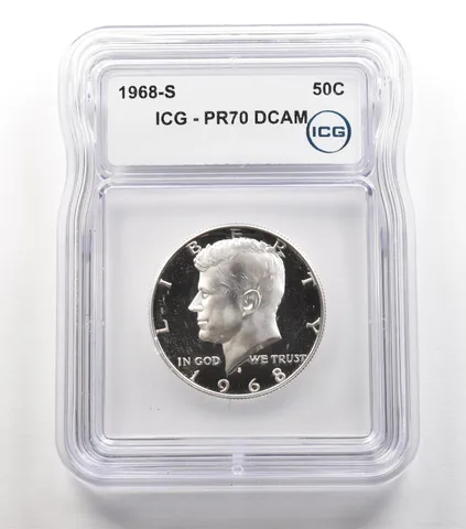 1968-S Kennedy Half Dollar PR70 DCAM ICG *5628