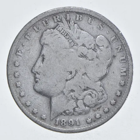 Early - 1891-O Morgan Silver Dollar - 90% US Coin *995