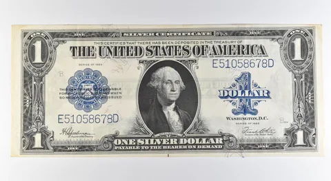 1923 $1 Silver Certificate Large Note Blue Seal Fr#237 *0530
